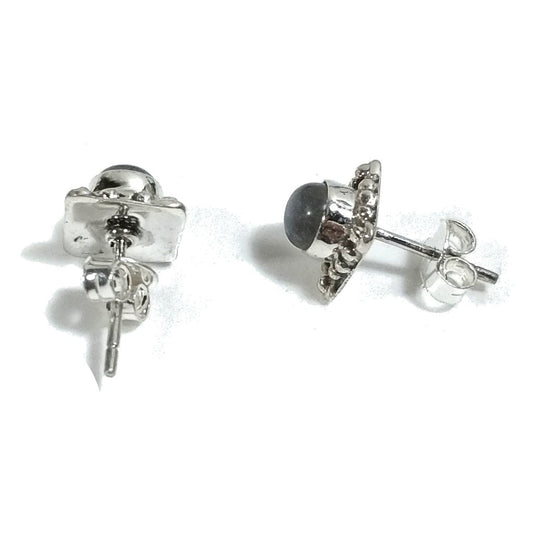MINI Orecchini argento 925 - Labradorite | Gioielli argento piercing