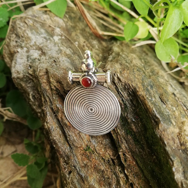 ORECCHINI MALTI in argento 925 con pietra | Orecchini argento con CORNIOLA