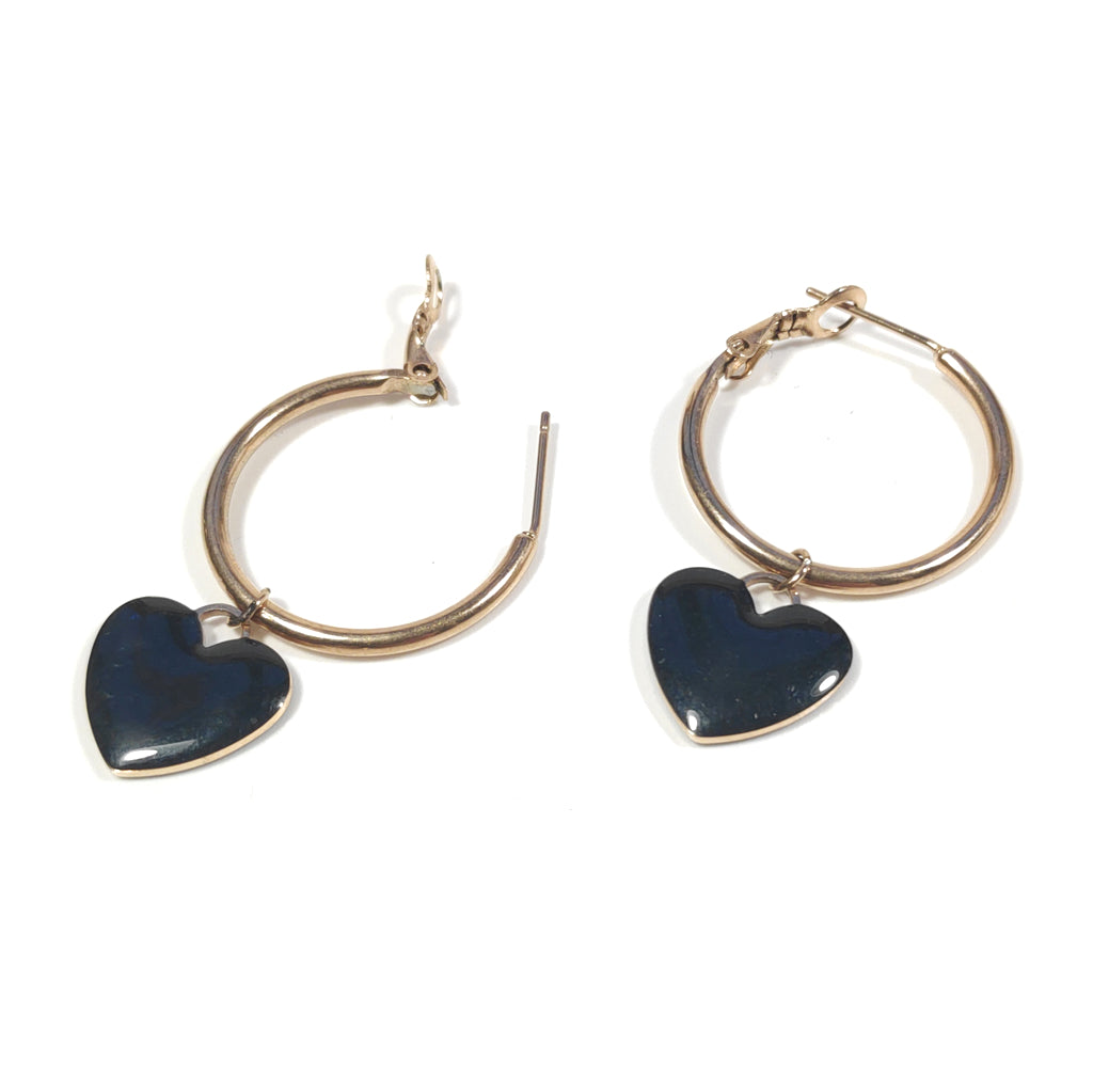 ORECCHINI acciaio 316 L Chirurgico rosèORECCHINI  | Cuori