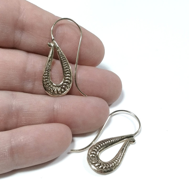 EARRINGS Polished brass EARRINGS | I LOVE