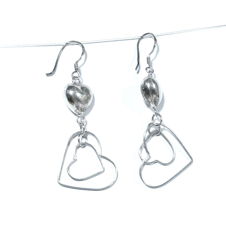OHRRINGE 925 Silber OHRRINGE | Herzen