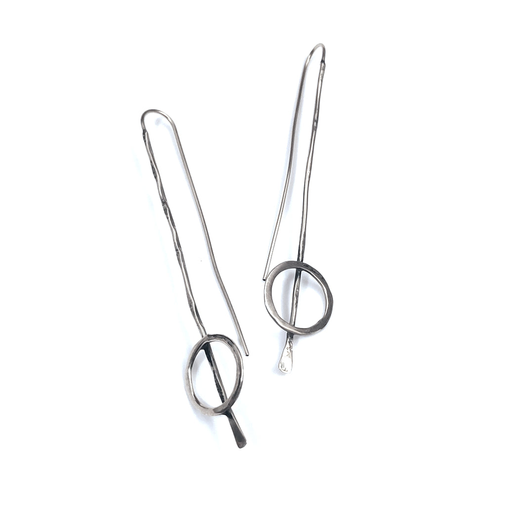 ORECCHINI Ottone lucido Orecchini artigianali | Gioiello contemporaneo