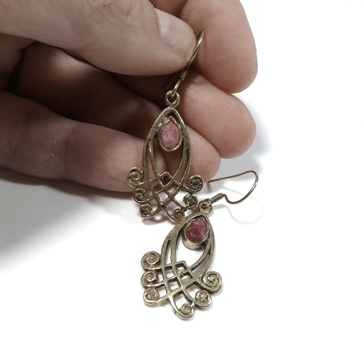 ETHNIC EARRINGS Polished brass EARRINGS Ruby Root | ETHNIC