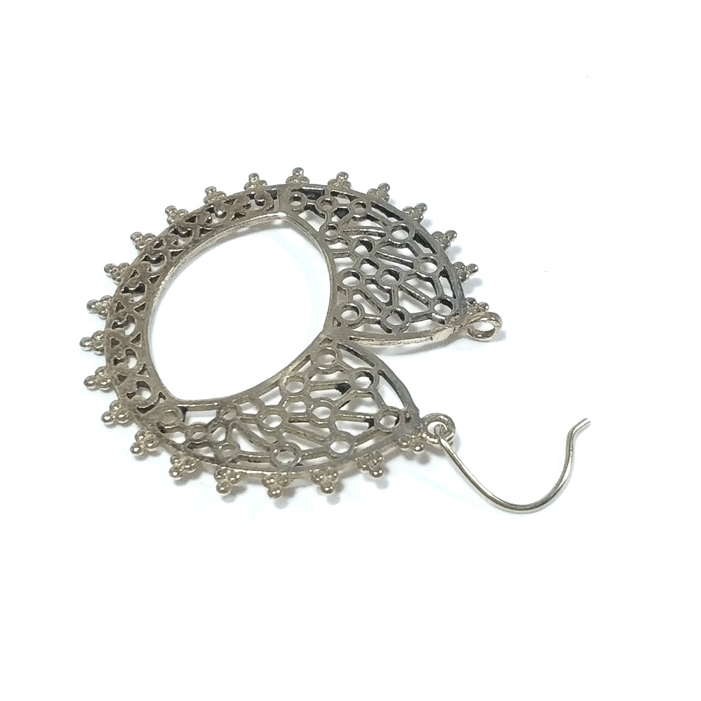 ETHNISCHE OHRRINGE OHRRINGE aus poliertem Messing -DIP