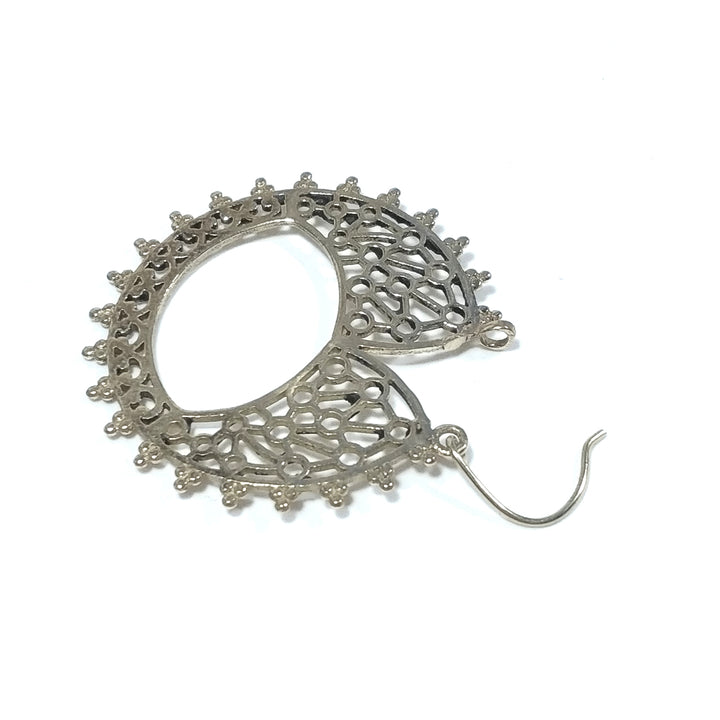 ETHNISCHE OHRRINGE OHRRINGE aus poliertem Messing -DIP