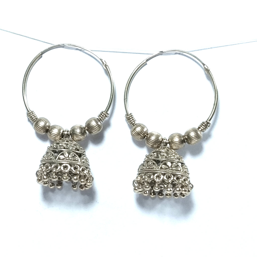 ETHNISCHE OHRRINGE OHRRINGE aus poliertem Messing | ETHNISCH