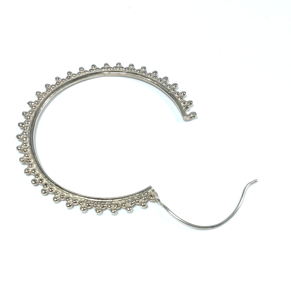 ETHNIC EARRINGS Polished brass EARRINGS | Circle