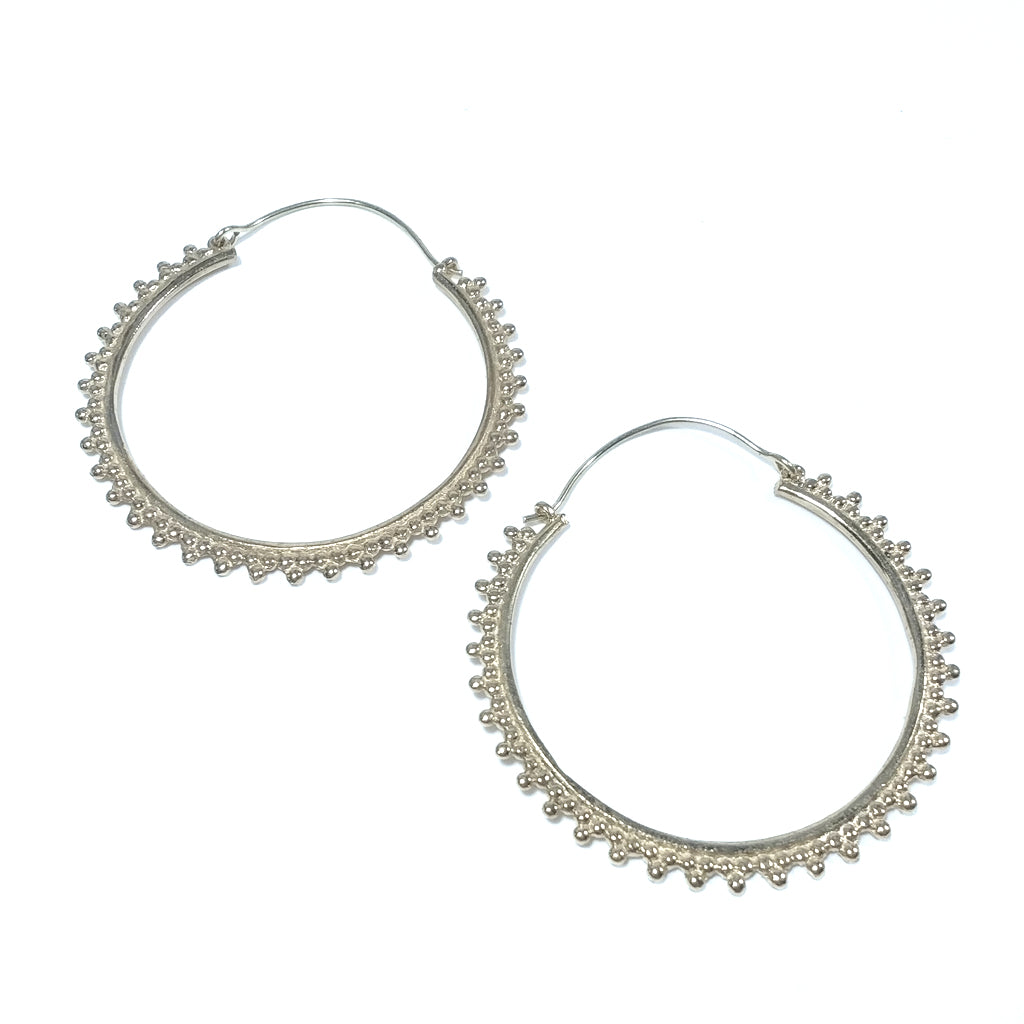 ORECCHINI ETNICI Ottone lucido ORECCHINI | Cerchio