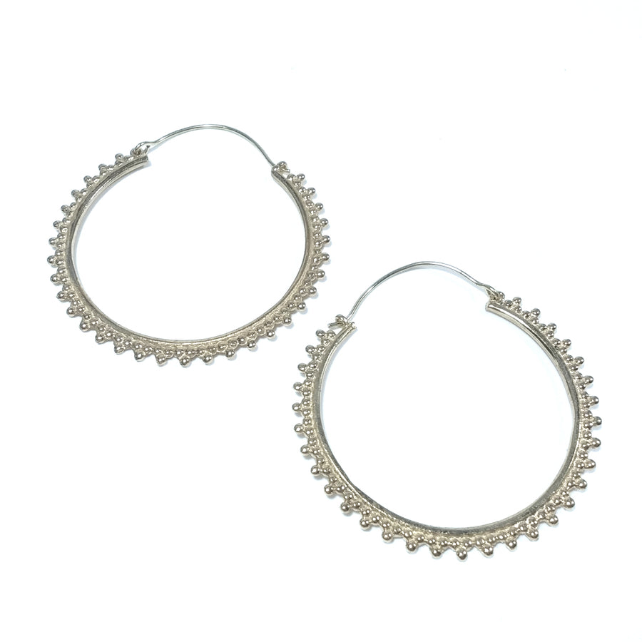 ORECCHINI ETNICI Ottone lucido ORECCHINI | Cerchio