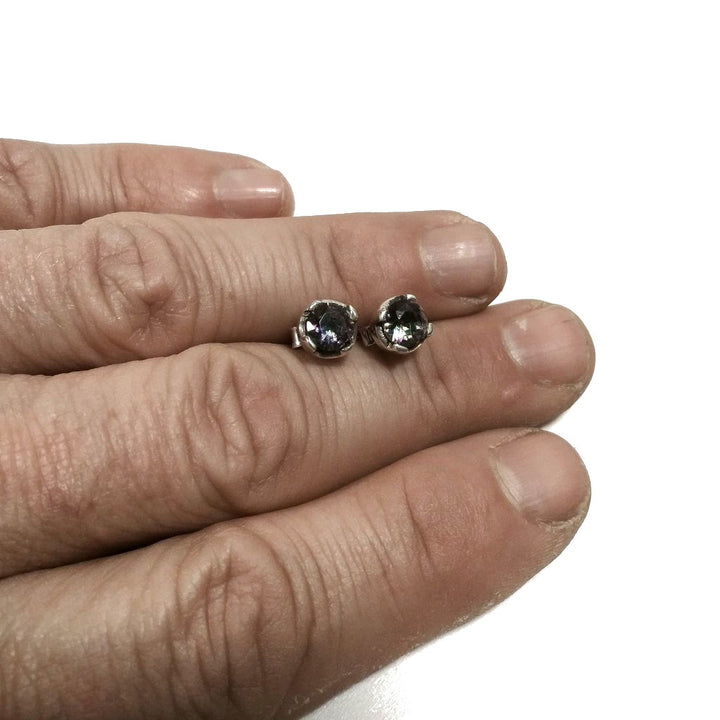 MINI Orecchini argento 925 - Topazio mistico | Gioielli argento piercing