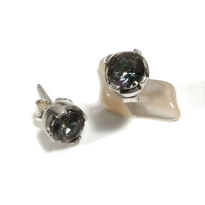 MINI Orecchini argento 925 - Topazio mistico | Gioielli argento piercing