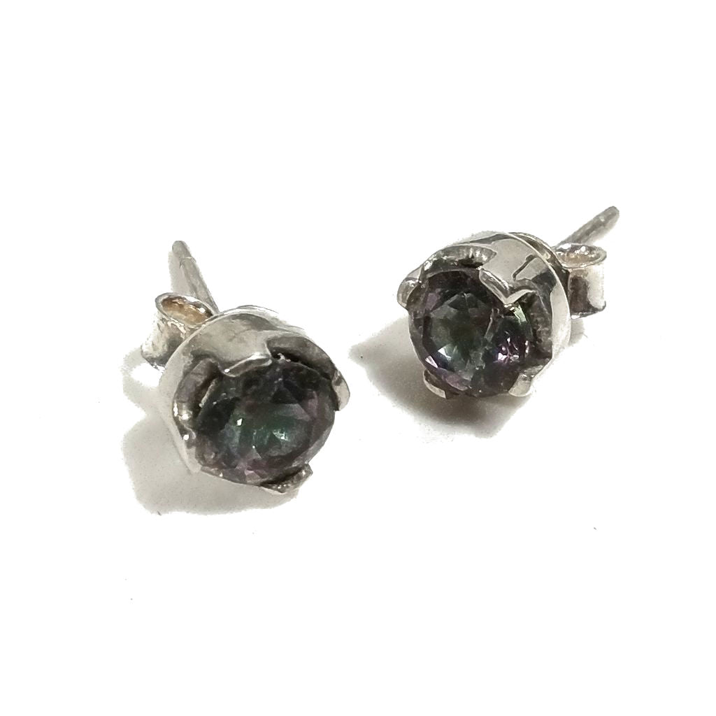 MINI Orecchini argento 925 - Topazio mistico | Gioielli argento piercing