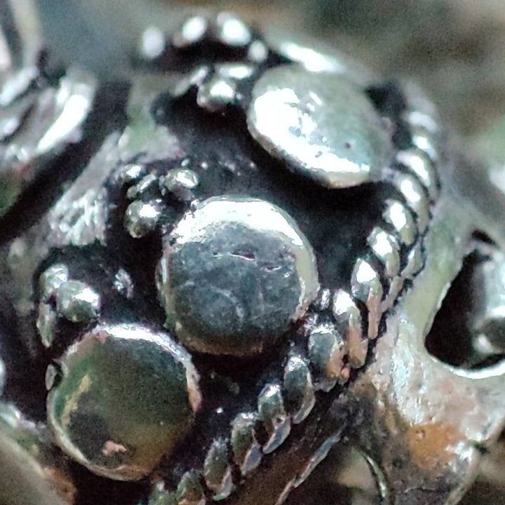ORECCHINI etnici con pietra in argento 925 - KAVANT