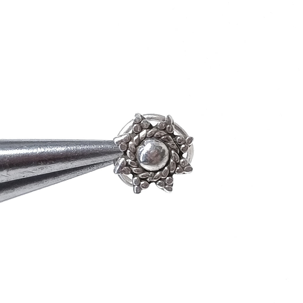 Orecchini da naso PROCIDA | etnici con Spirale | Argento 925 | Piercing BOHO