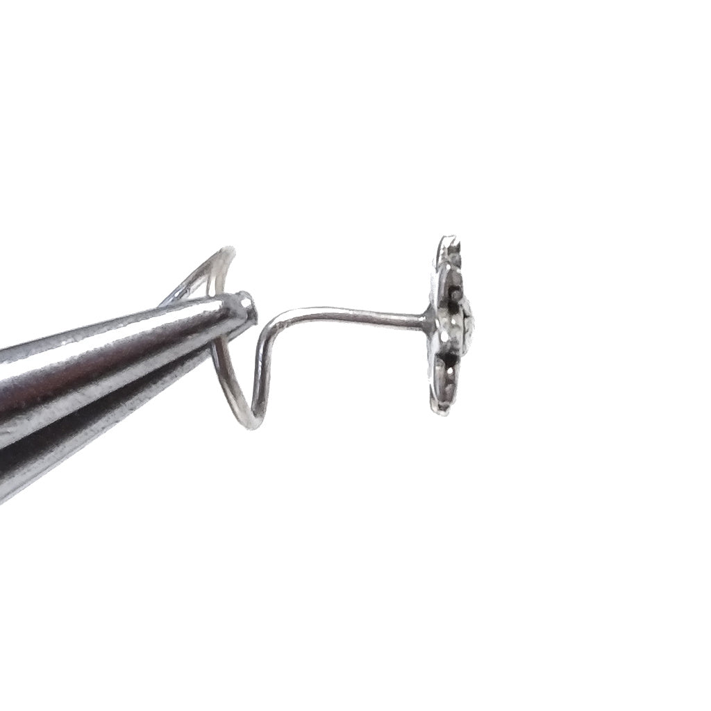 Orecchini da naso PROCIDA | etnici con Spirale | Argento 925 | Piercing BOHO