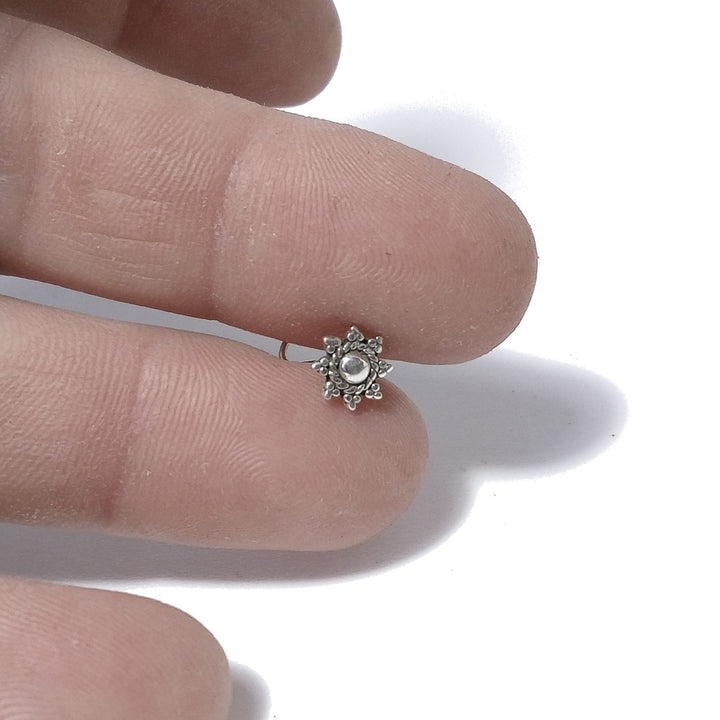 Orecchini da naso PROCIDA | etnici con Spirale | Argento 925 | Piercing BOHO