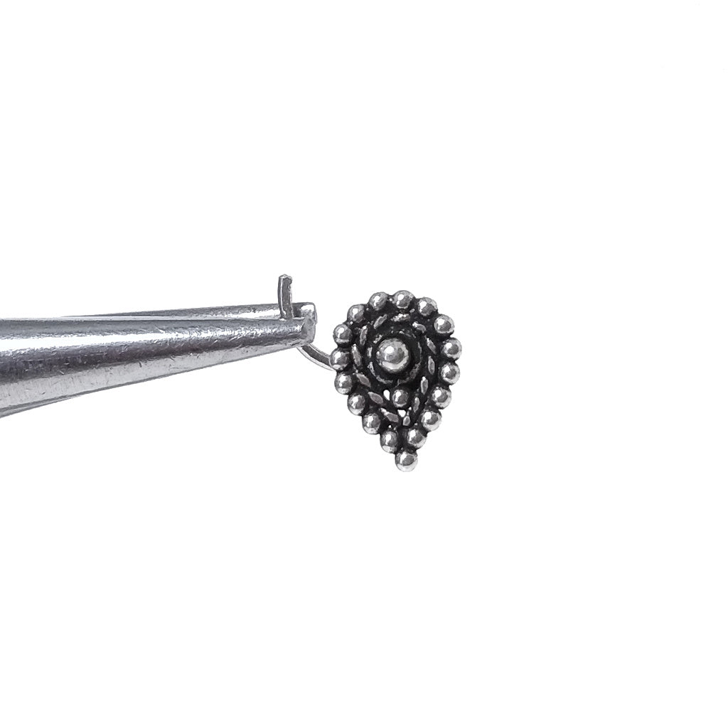 Orecchini da naso LIPARI | etnici con Spirale | Argento 925 | Piercing BOHO
