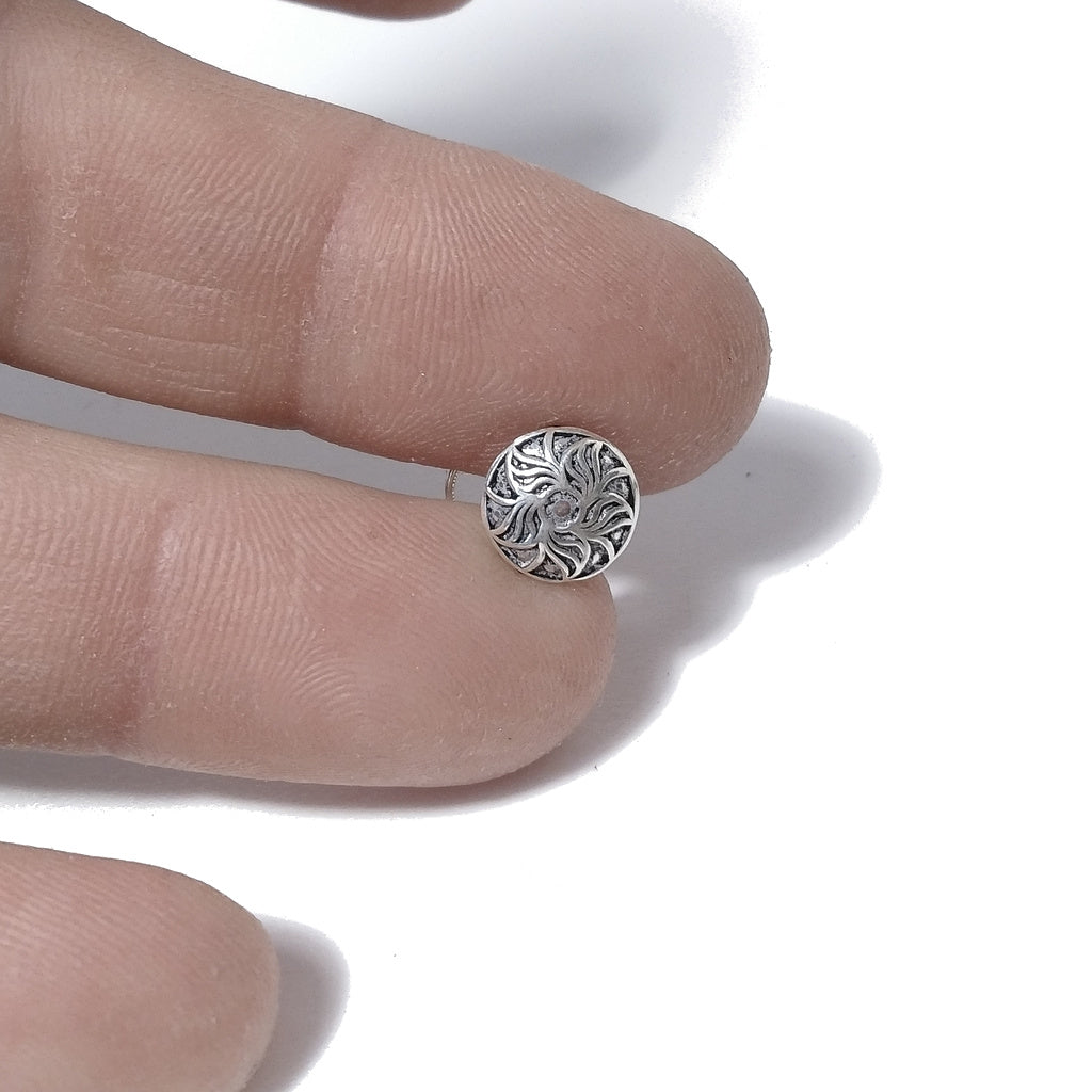 Orecchini da naso PORTO CERVO | etnici con Spirale | Argento 925 | Piercing BOHO