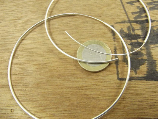 ORECCHINI in argento 925 cerchio - AMINA
