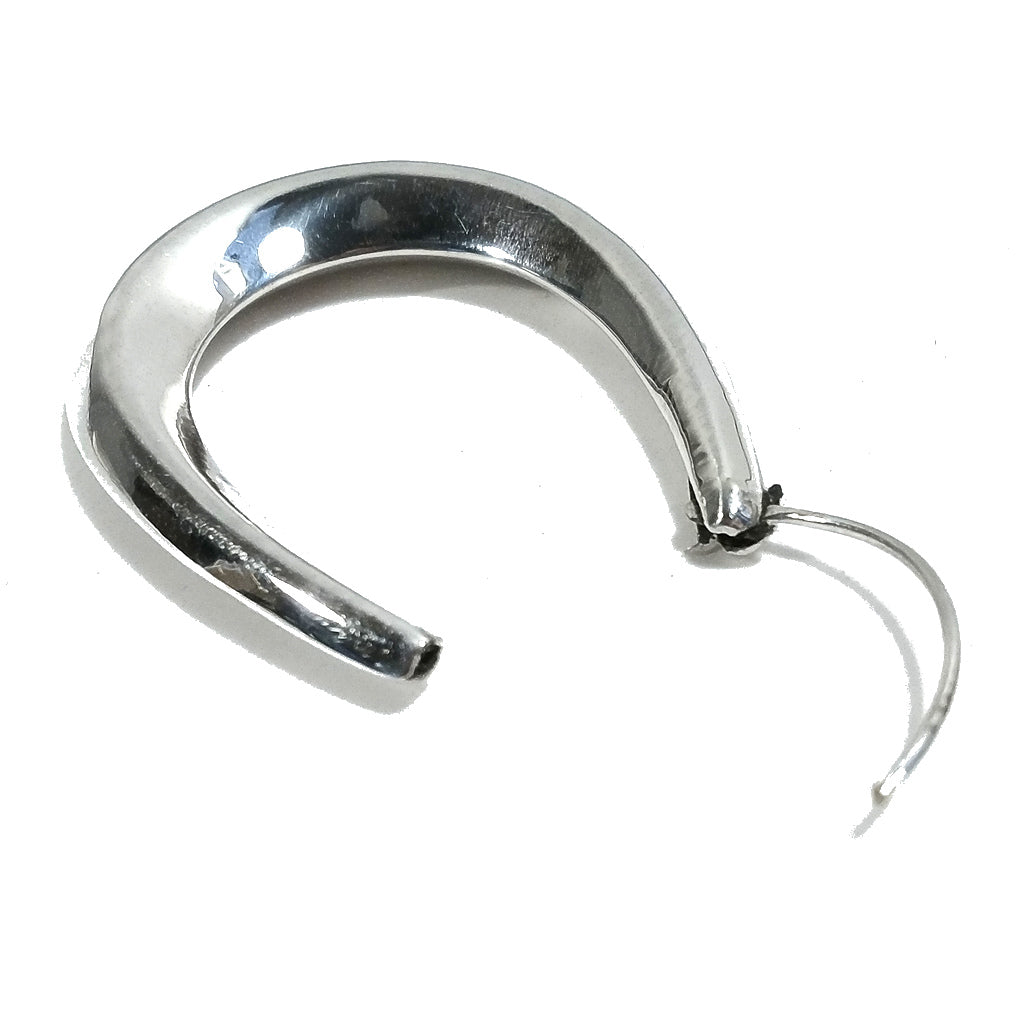ORECCHINI a cerchio ovale in argento 925 - DANBURA