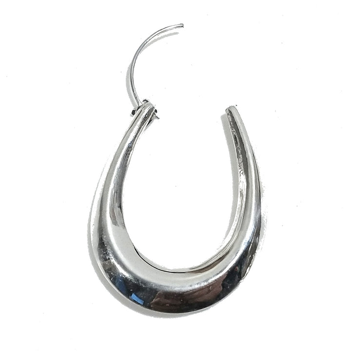 ORECCHINI a cerchio ovale in argento 925 - DANBURA