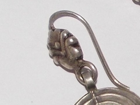 Orecchini etnici in argento antico - DEVEN