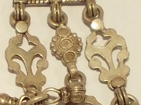ETHNIC EARRING old silver LAXMI I