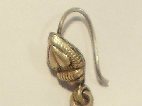 ETHNIC EARRING old silver LAXMI I