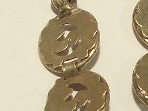 Ethnic earrings in antique silver - SALENA