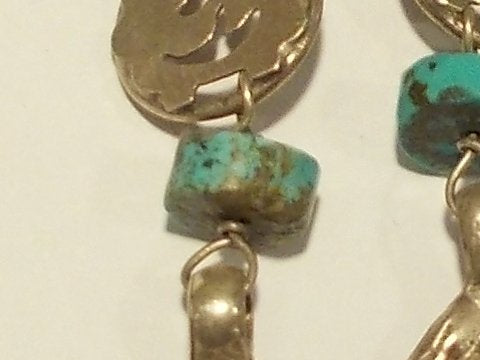Ethnic earrings in antique silver - SALENA