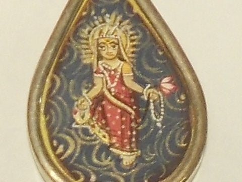 ORECCHINI etnici in argento antico - LAKSHMI