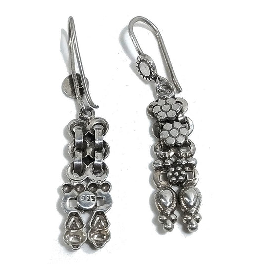 ORECCHINI etnici in argento 925 pendente | Rajasthani