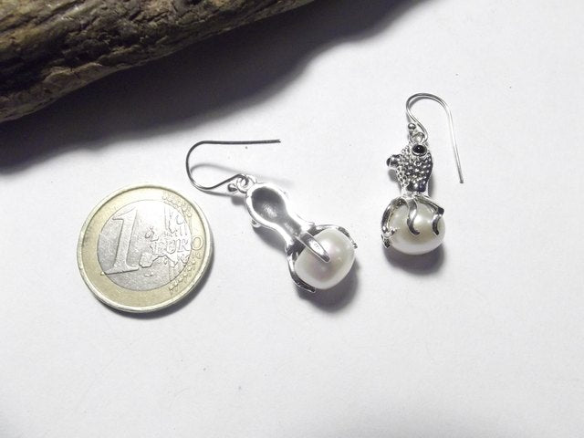 EARRINGS in 925 silver - OCTOPUS