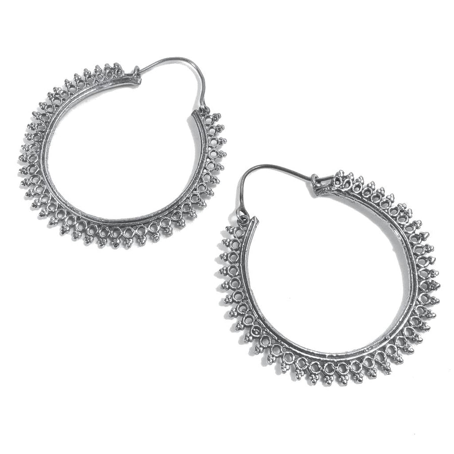 ORECCHINI ETNICI Ottone lucido ORECCHINI | Cerchio - BOHO