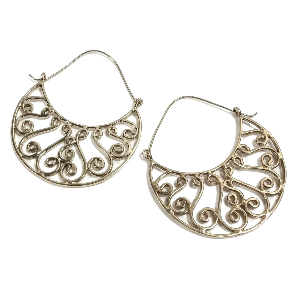 ORECCHINI ETNICI Ottone lucido ORECCHINI | Barocco - BOHO