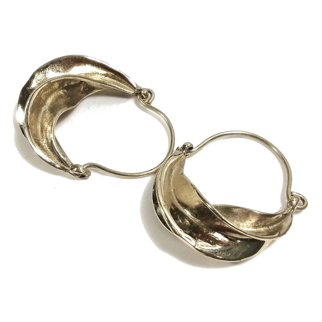 ORECCHINI ETNICI Ottone lucido Orecchini artigianali | Barocco | BOHO