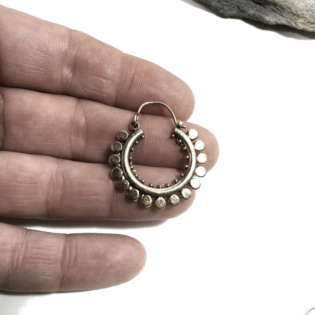 ORECCHINI ETNICI Ottone lucido Orecchini artigianali | BOHO