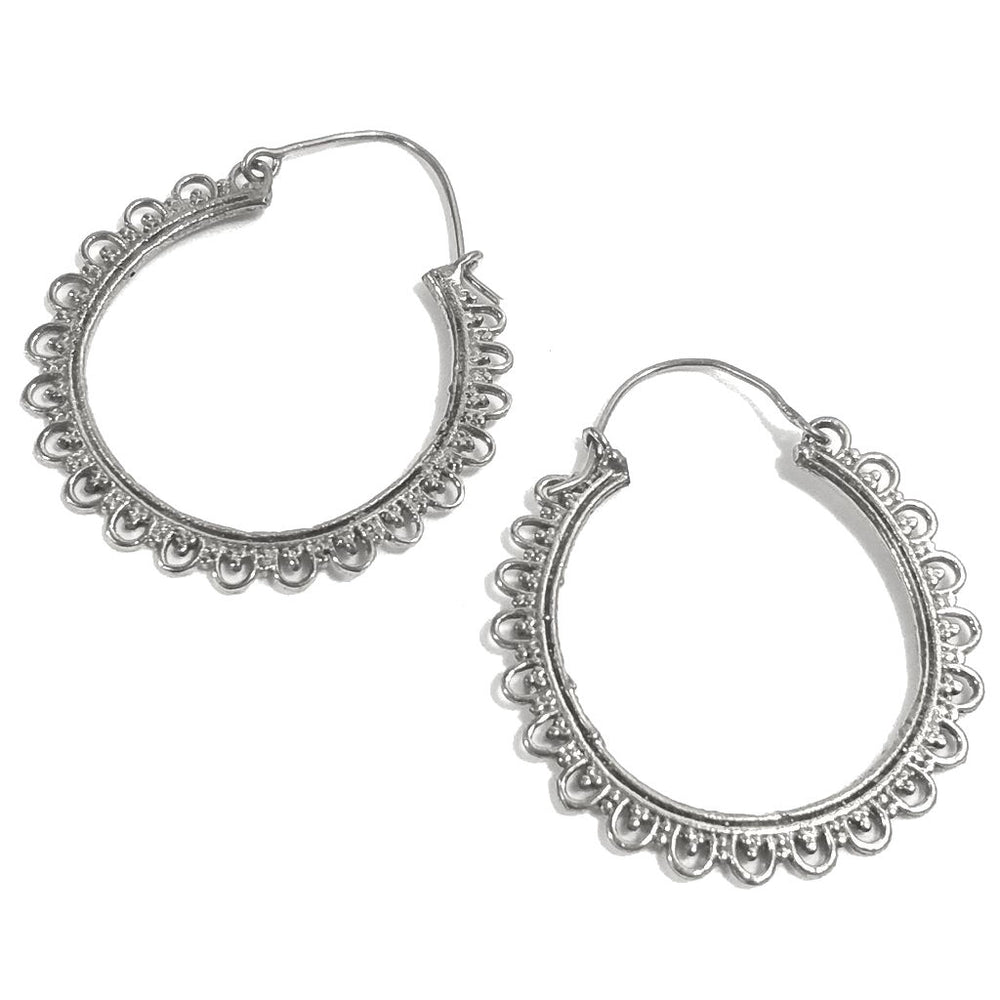 ORECCHINI ETNICI Ottone lucido ORECCHINI | Cerchio - BOHO