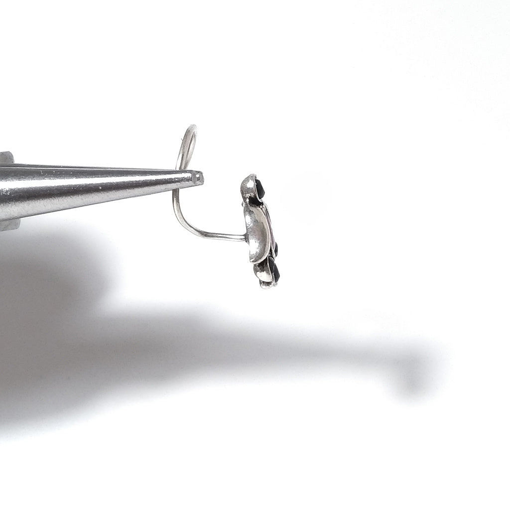 AISHA silver nose EARRINGS