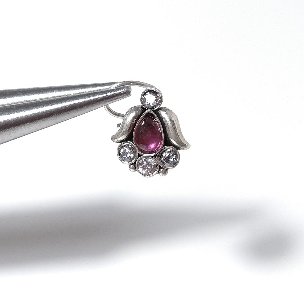 AISHA silver nose EARRINGS