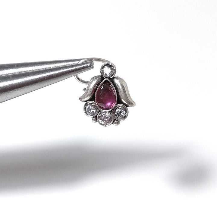AISHA silver nose EARRINGS