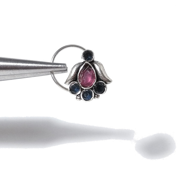 AISHA silver nose EARRINGS