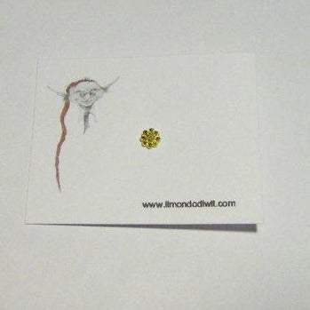 Orecchino da naso in oro 18 carati 3mm