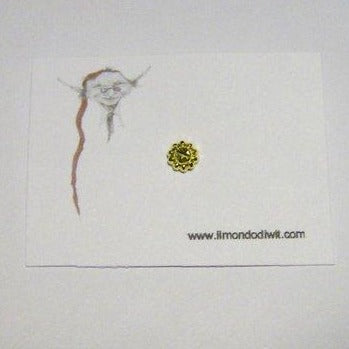 Orecchino da naso in oro 18 carati 3mm piccolo