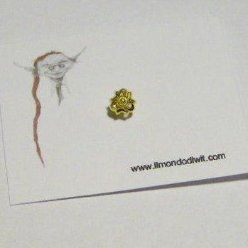 Orecchino da naso in oro 18  carati 2mm