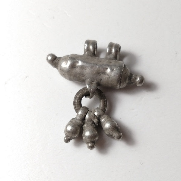 ETHNIC pendant in antique silver with PRAYER BOX