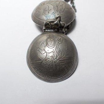 Porta profumo in argento 925 - Shiva e Ganesh