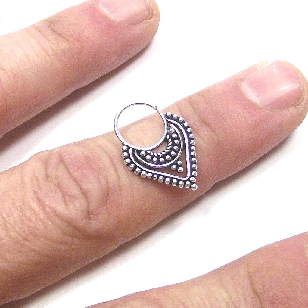 ORECCHINI HEART - SEPTUM in argento 925