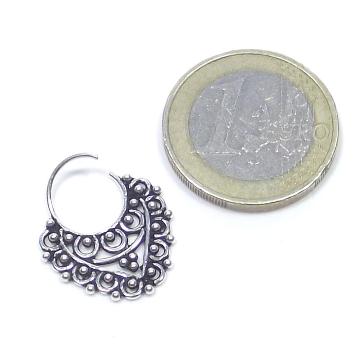 Earring - SEPTUM in burnished 925 silver - ETHNIC | Piercings