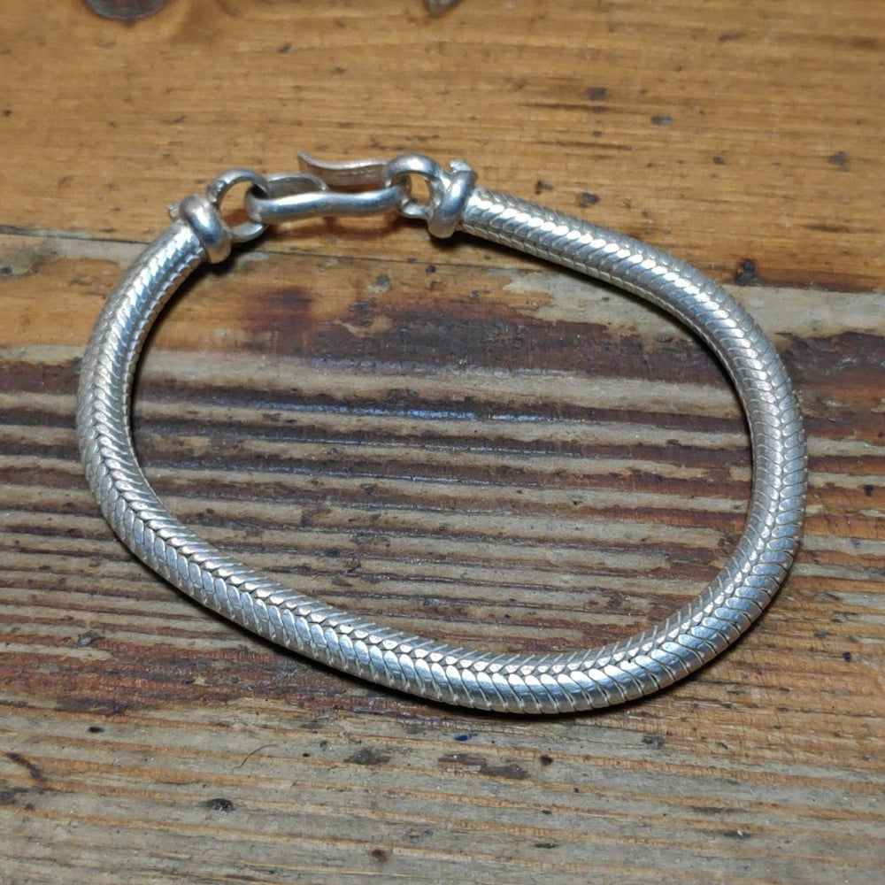 Bracciale Snake argento tondo 662 | Bracciale da UOMO e DONNA